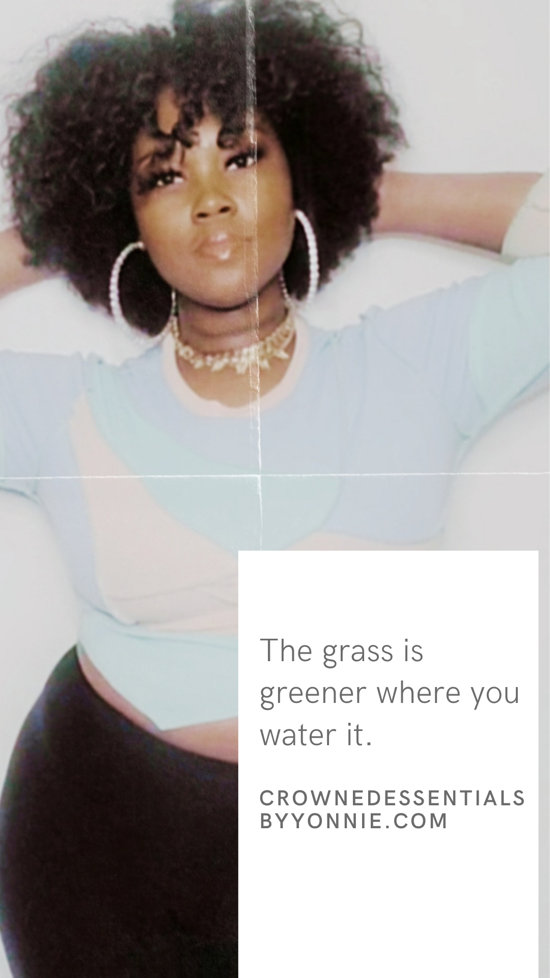 The grass is greener where you water it