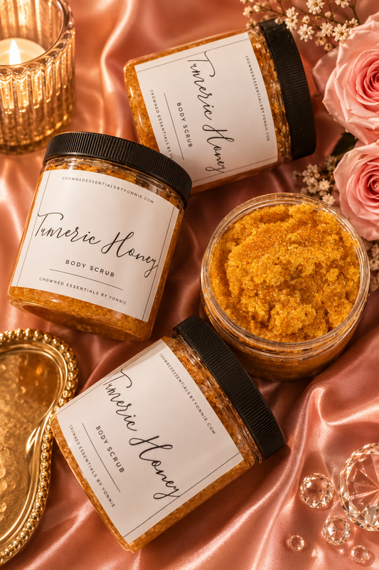 Tumeric Honey Body Scrub 8oz